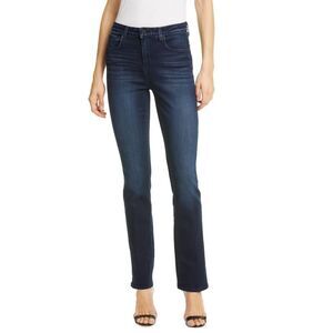 L AGNENCE Womens Navy High Waisted Straight leg Jeans Size: 23